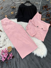 Button-Down Pink Trouser Co-Ord Set,
