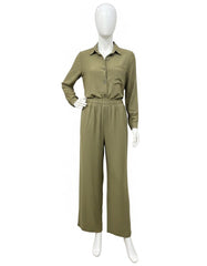 Soft Sage Olive Co-Ord Set,