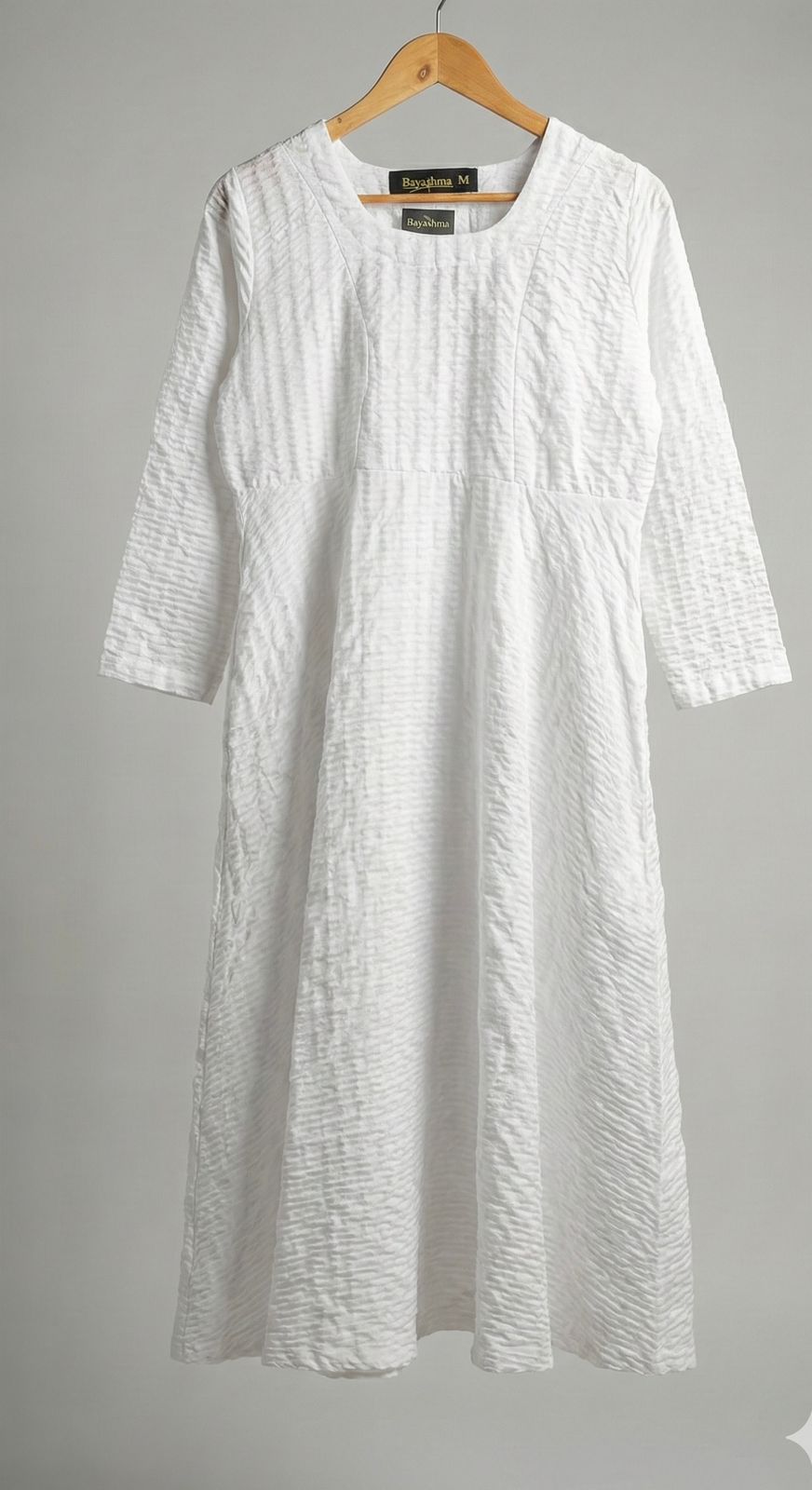 White Chic Plain Dress