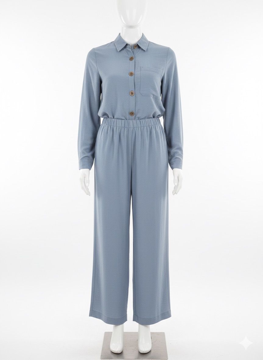 Light Powder Blue Co-Ord Set